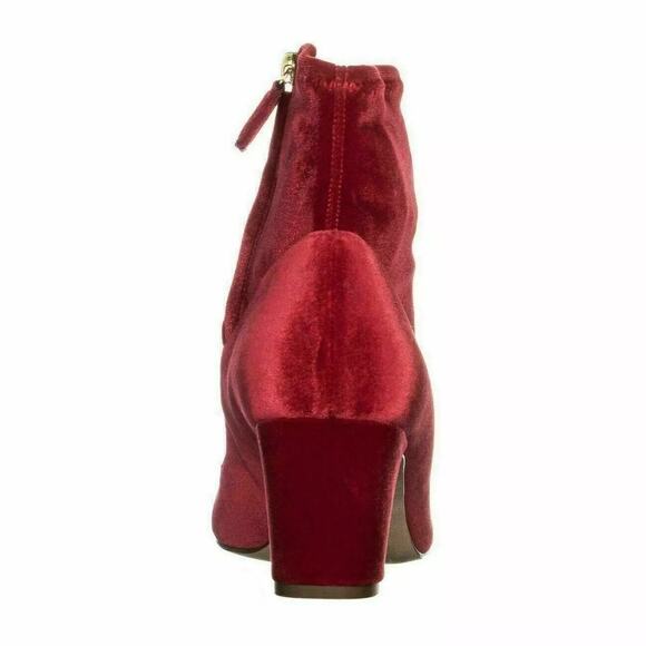 Rupert Sanderson Women Fernie Ankle Sock Bootie US 8 EU 38 Sangria Red Velvet - Picture 7 of 7